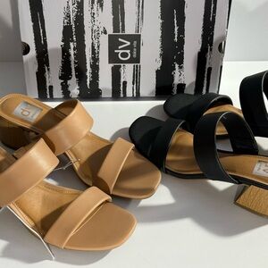 DV by Dolce Vita Tan and Black Heels